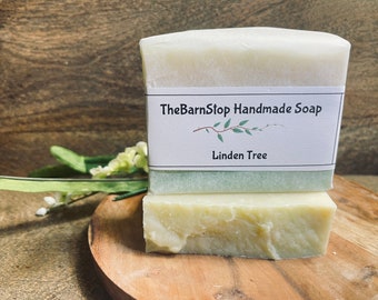 Linden Tree Shea Butter Soap | Handmade Floral Soap | All-Natural Gift for Her | Stocking Stuffer