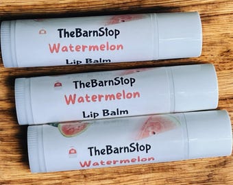 Watermelon Lip Balm: Natural Shea Butter Homemade Chapstick