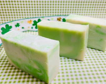 Bergamot Citrus Soap | Shea Butter Soap | Handmade Soap | Flower Soap | St. Patrick's Soap