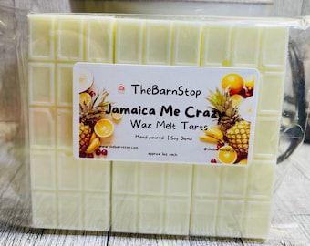 Fondant à la cire, Jamaica Me Crazy, Fondant à la cire fruité, Fondants à la cire de soja, Réchaud à tartelette à la cire, Cire parfumée forte, parfum d'intérieur d'été