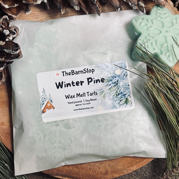 Wax Melt | Winter Pine Wax Melt |  Fraser Fir scented wax melt | Winter Scent Wax Tart Burner | Strong Scented Wax |