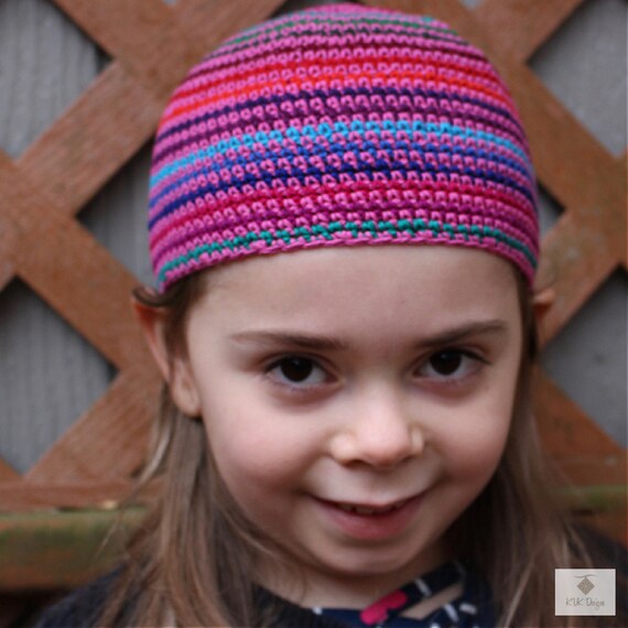 Kids Kufi Skull Cap Crocheted Beanie 