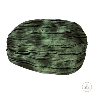 Dark Green Tie Dye Headband, Boho Headband, Headbands for Women, Hair Accessories, Head Wrap
