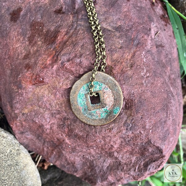 Coin Necklace Etsy