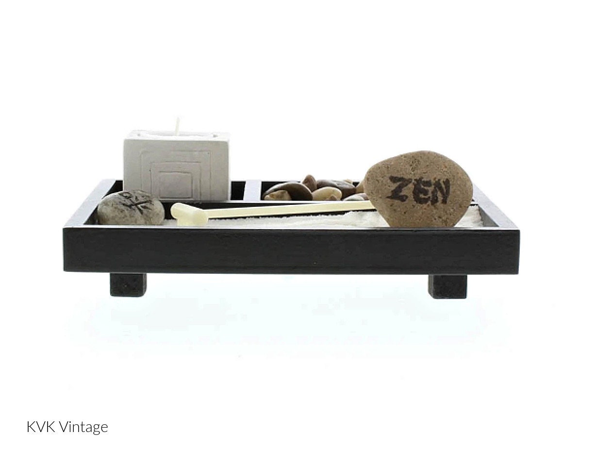 Jardín Zen de mesa Jardín japonés Decoración zen | Etsy