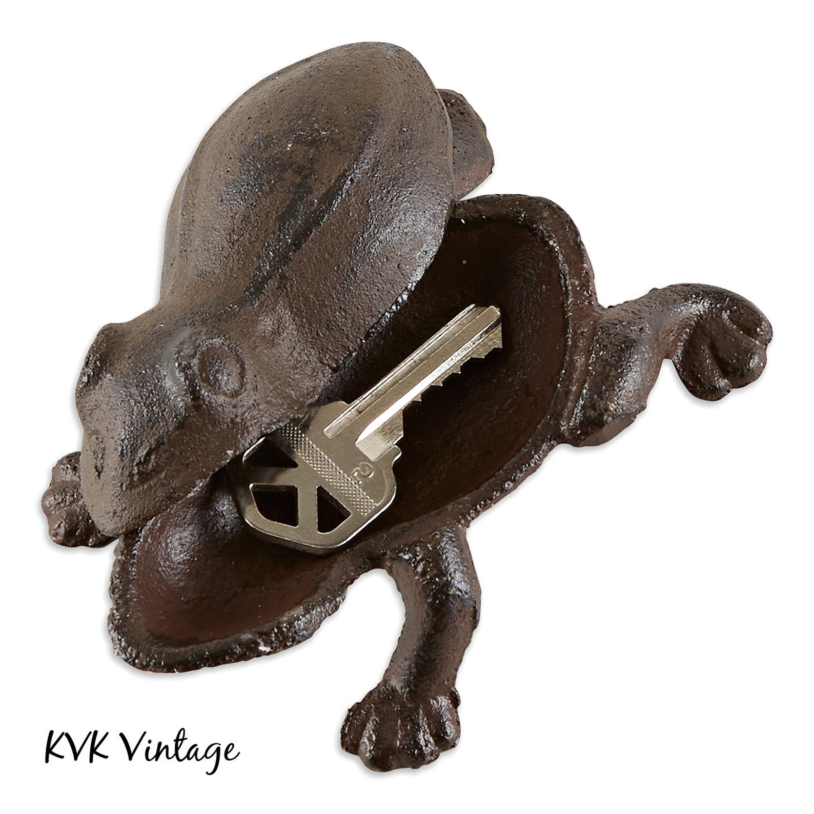 Cast Iron Frog Key Holder Animal Key Holder Key Hider Etsy
