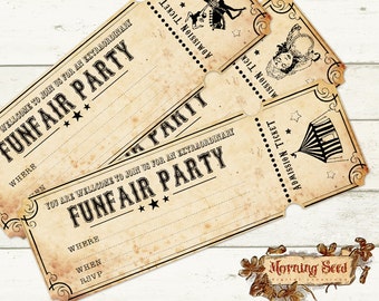 circus background funfair printable