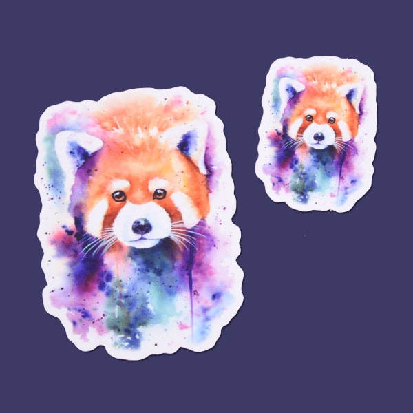 Red Panda Sticker | Red Panda Sticker, Red Panda, Panda, Panda Watercolor, Art Sticker, Matte Sticker, Sketchbook Sticker, Vinyl Sticker