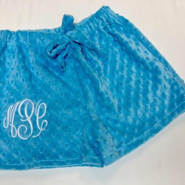 Women's Minky Dot Pajama Shorts