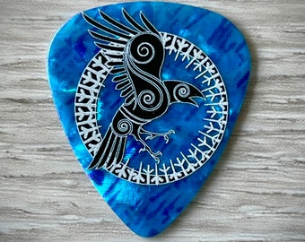 Raven Guitar Pick