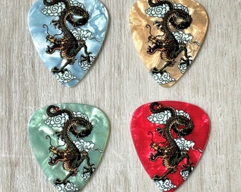 Dragon Guitar Picks! Set of 4