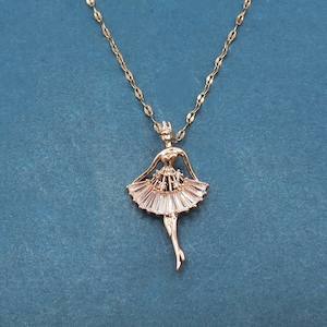 Ballerina necklace, Ballet necklace, Dancer necklace, Dence necklace, Ballerina gift, Dancer gift, Ballet gift, Dance lover gift