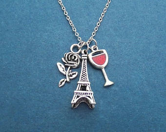 Eiffel tower, Paris necklace, Eiffel Tower Jewelry, French Necklace, Paris, France necklace, Eiffel tower pendant, Paris jewelry, Eiffel