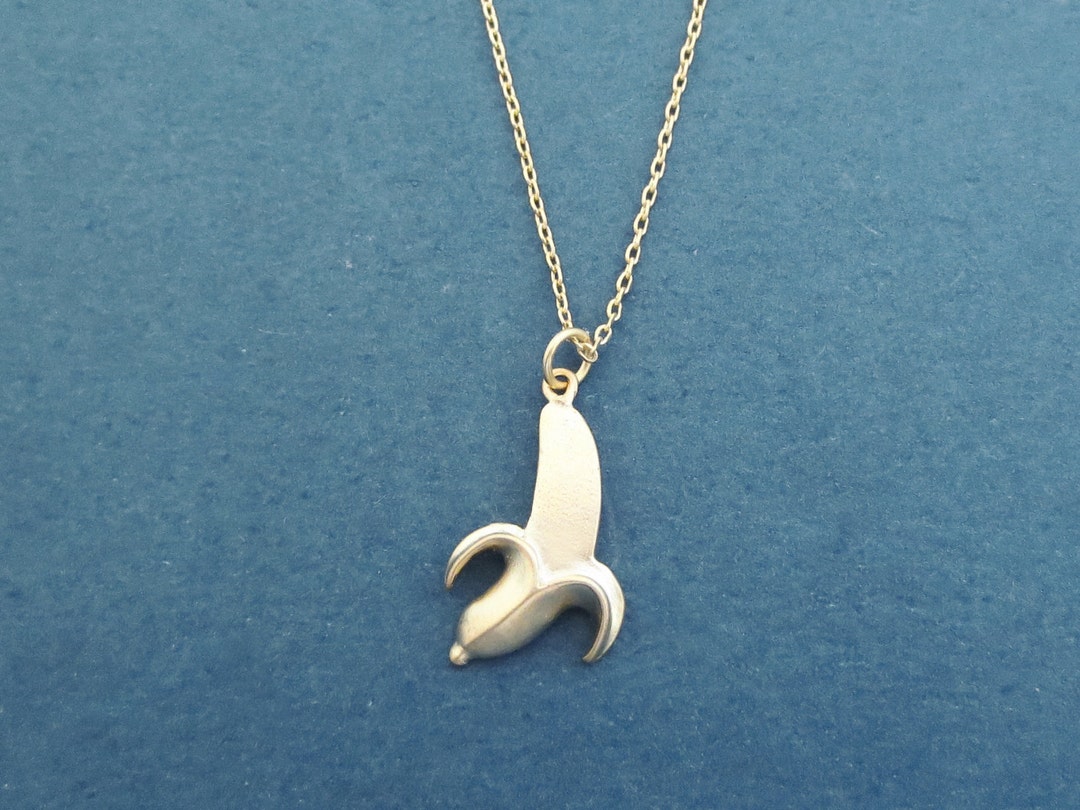 thumbnail image 2 of Banana Necklace For Banana Lovers | Cute Fruit Jewelry With Motivational Card Gift Set 2 of 14