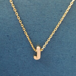 Personalized, Lower case, Letter, Initial, Gold, Necklace, Birthday, Best friends, Mom, Sister, Gift, Jewelry