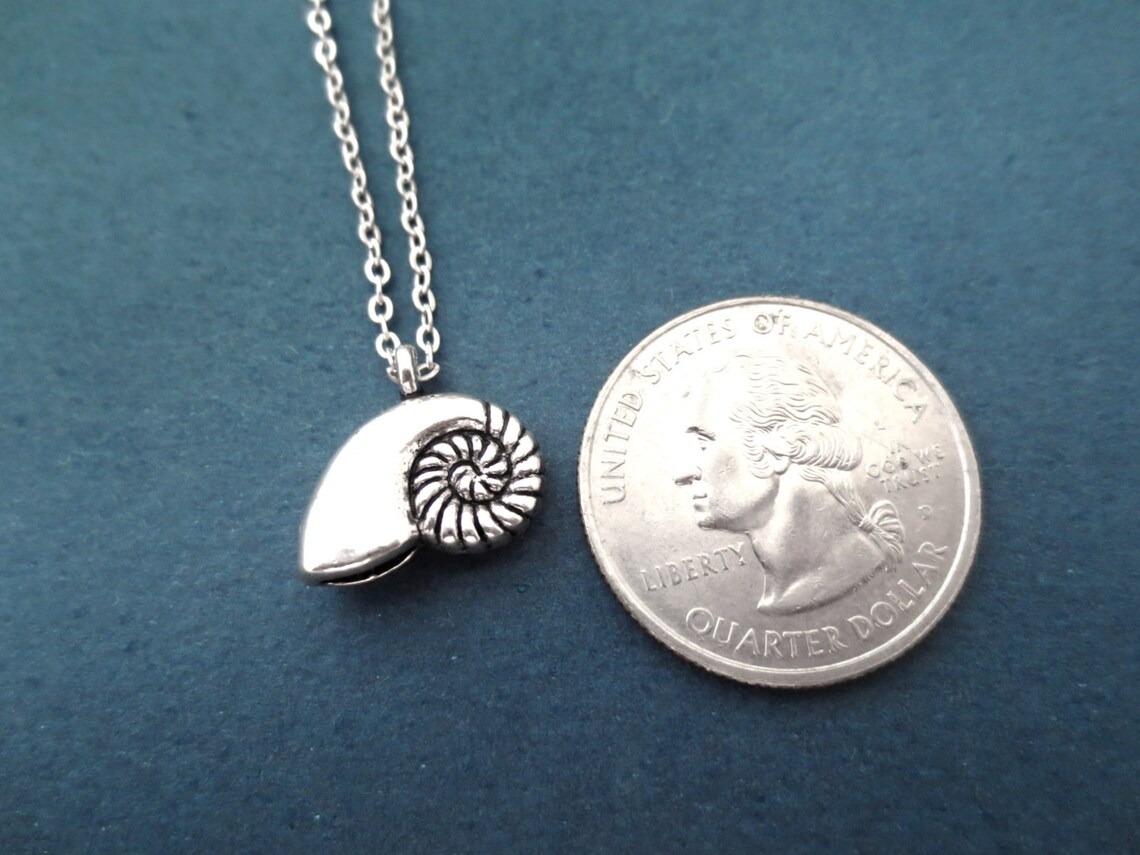 Mermaid, Seashell, Ariel, Silver, Necklace, Antique, Shell, Necklace