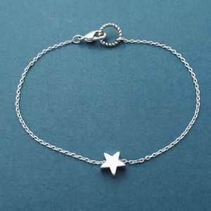 Mini, Star, Gold, Silver, Bracelet, Tiny, Star, Jewelry, Modern, Minimal, Dainty, Birthday, Best friend, Sister, Gift, Jewelry