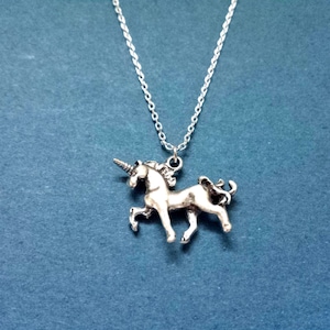 Collier Licorne Collier Argent Collier Cheval Collier image 1