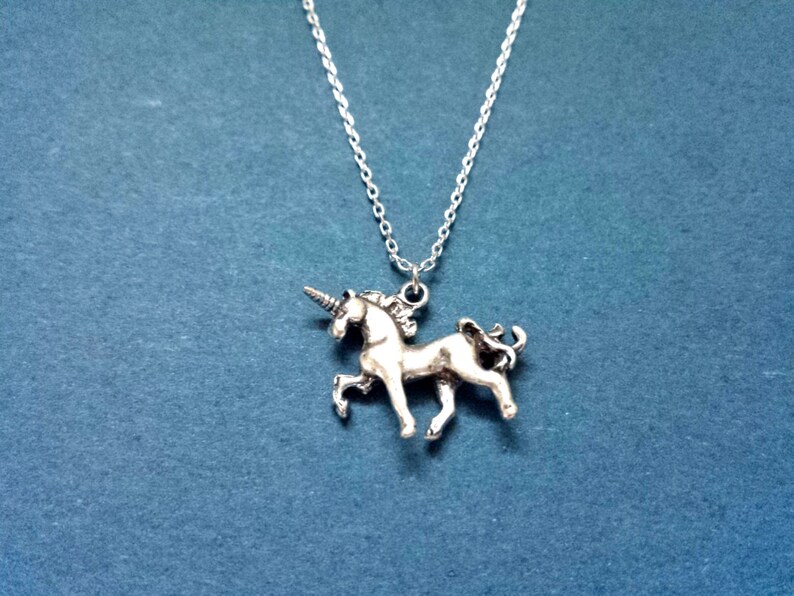 Collier Licorne Collier Argent Collier Cheval Collier image 1