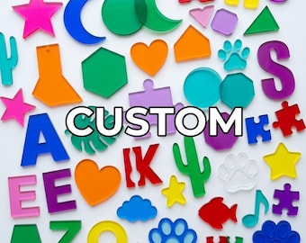 Custom Colorful Acrylic Plexiglass Project Shapes - Made in and Shipped from the USA