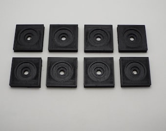 Farscape Peace Keeper Commando Rank TIles (Set of 8) - Made in and Shipped from the USA