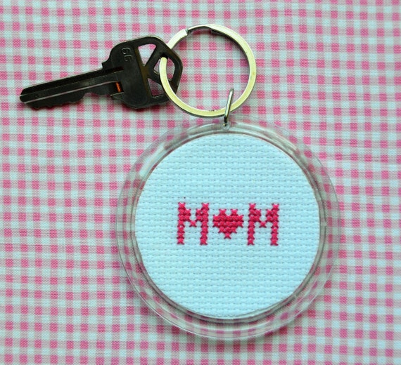 Embroidery Keychain Gifts, Cross Embroidery Keychain