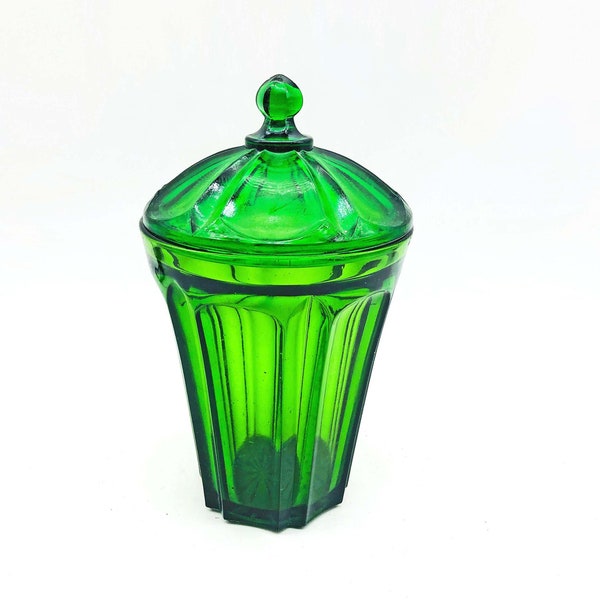Green Glass Jar Etsy UK