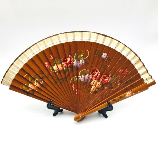 Hand Painted Fan - Etsy UK