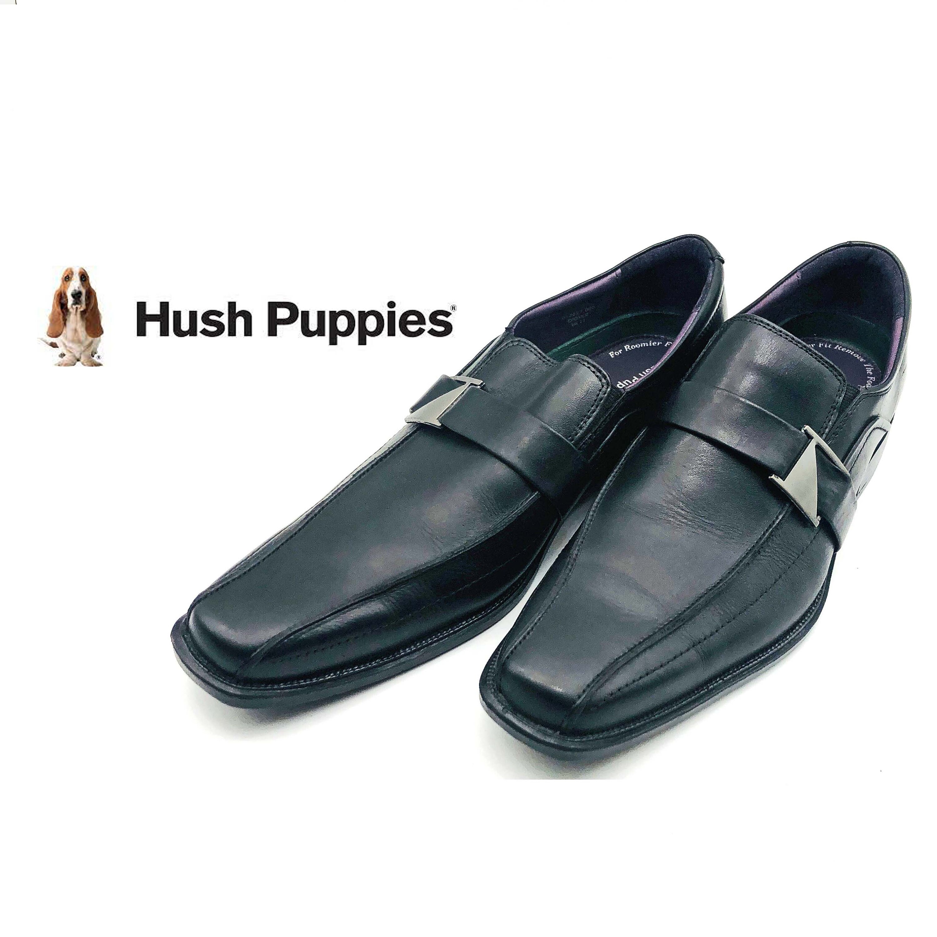 Hush Puppies Herenschoenen. Ongedragen Vintage zwart lederen Nederland