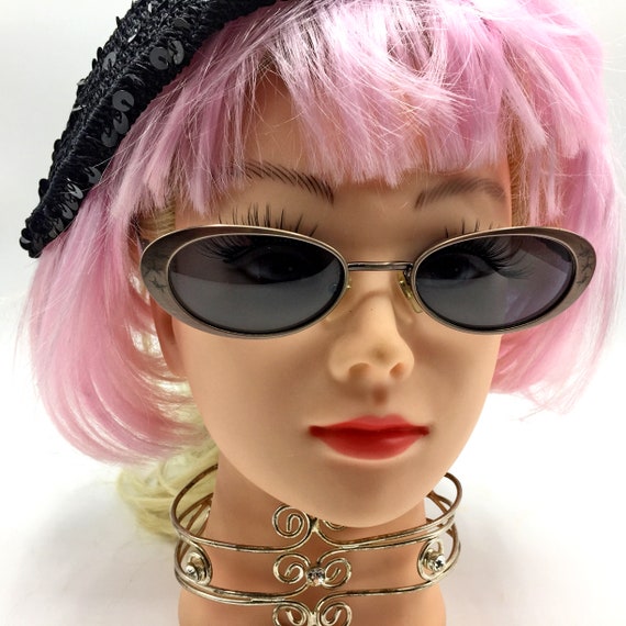 Vintage CHLOE LUXE Sunglasses. 1990s Womens Bronze