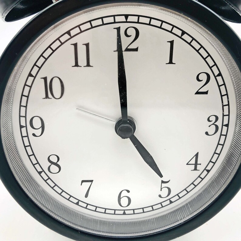 Traditional Alarm Clock. Retro Double Bell. Easy Read Dial. Etsy UK