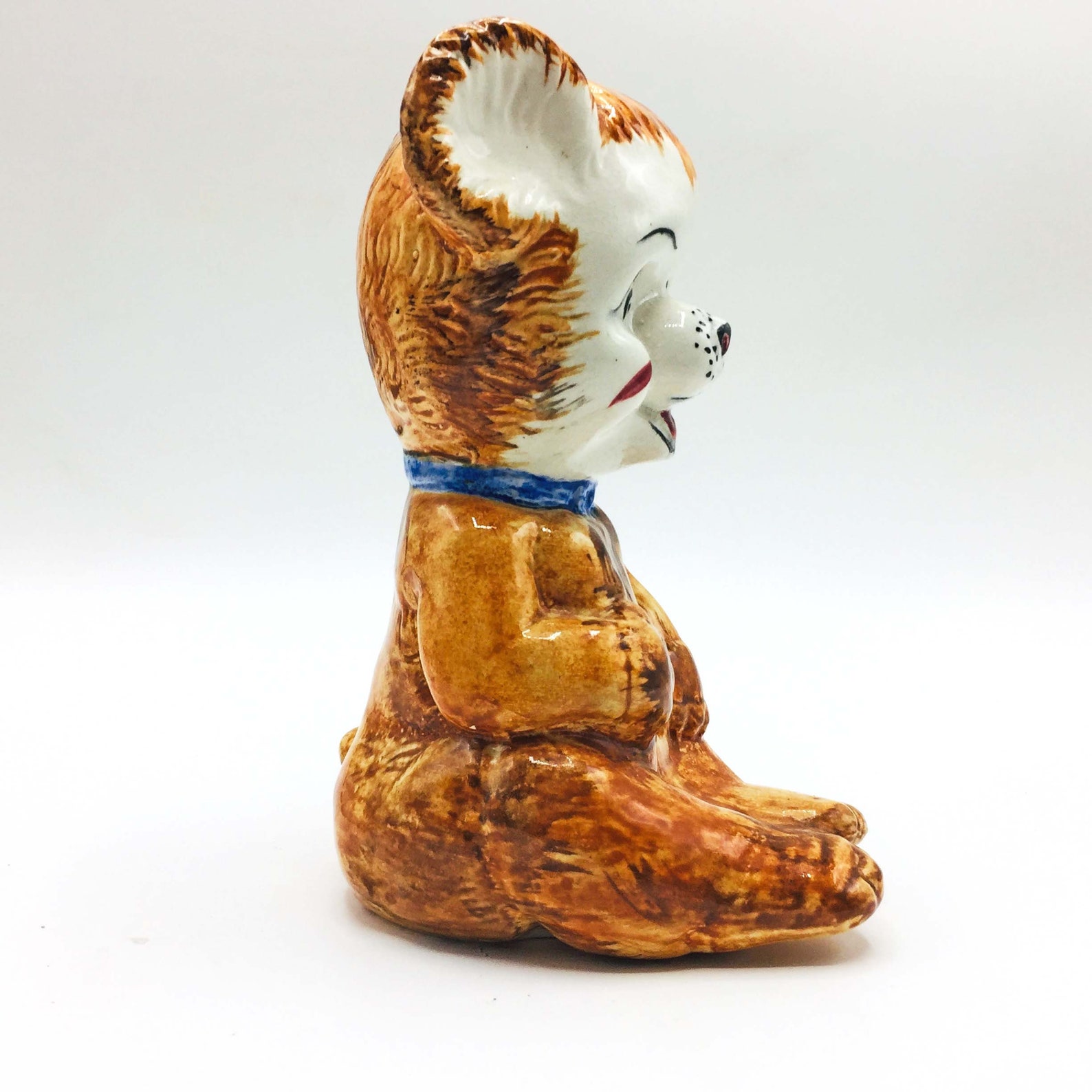 1950s 1960s Large Ceramic Bear Money Coin Box / Piggy Bank. Etsy