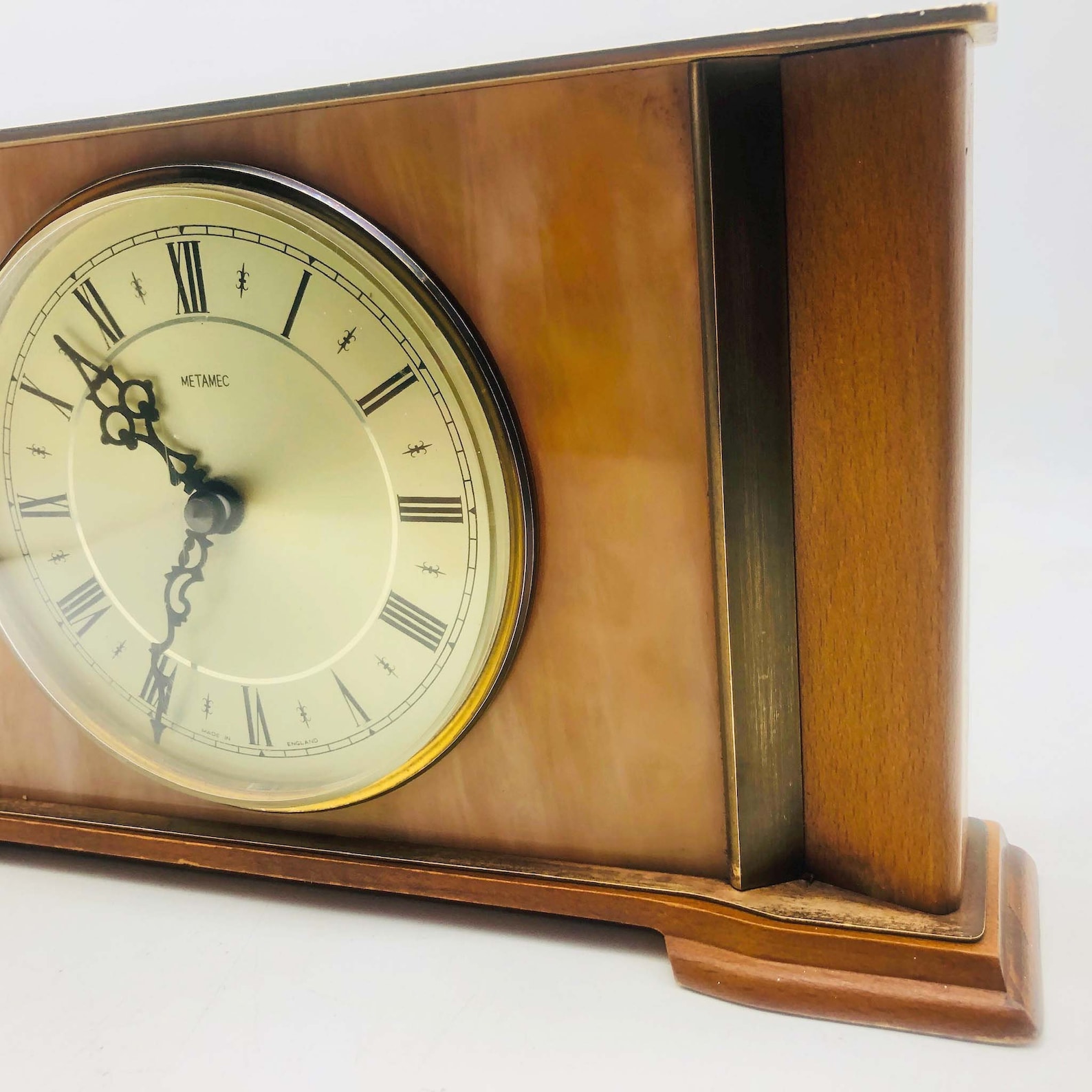 Metamec Atomic Mantel Clock. MCM Desktop Vintage Quartz Clock. Etsy