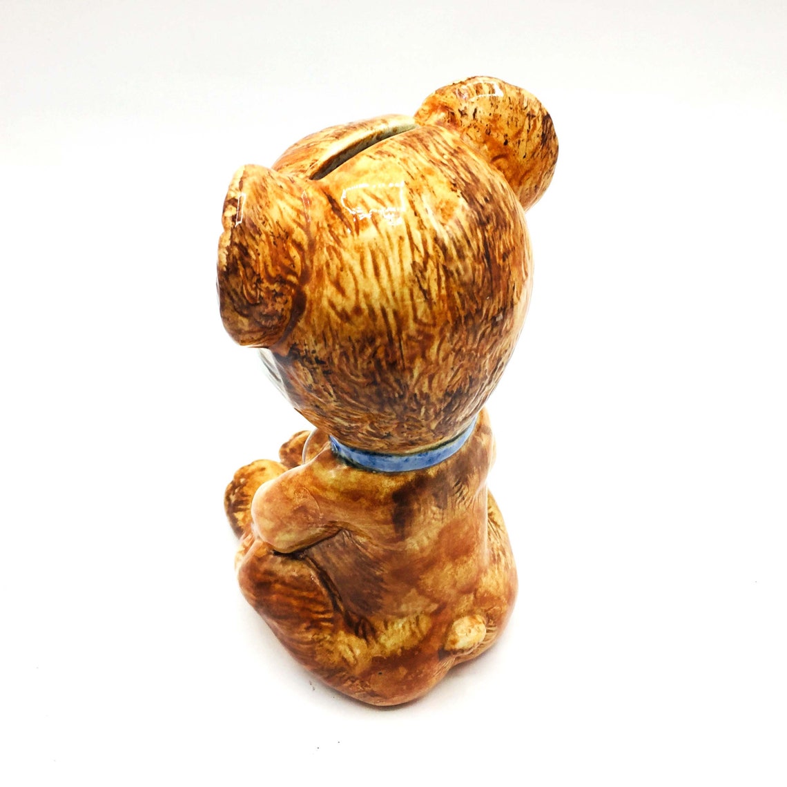 1950s 1960s Large Ceramic Bear Money Coin Box / Piggy Bank. Etsy