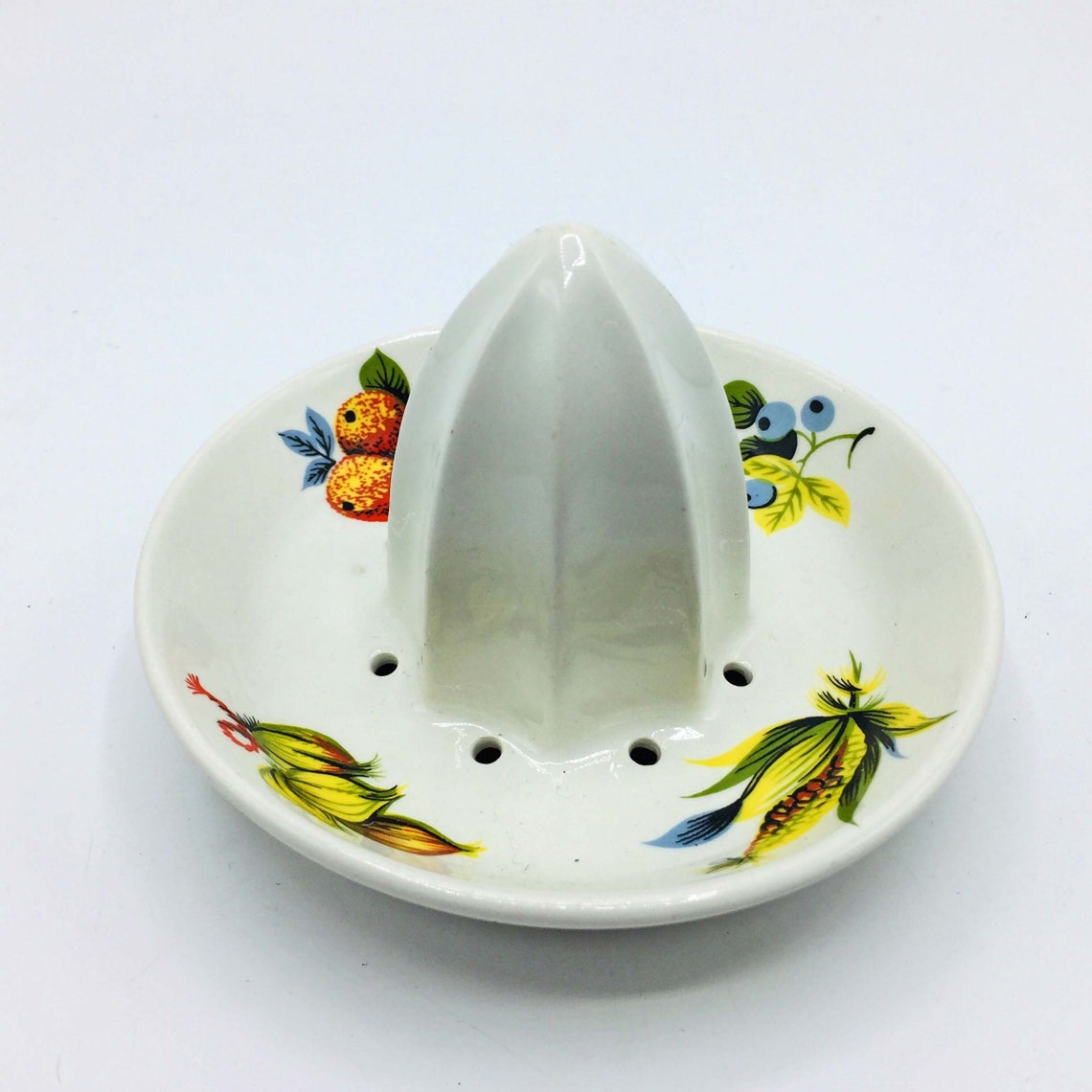 Vintage Lemon Squeezer. 1950s 1960s Ceramic Citrus Juicer Etsy
