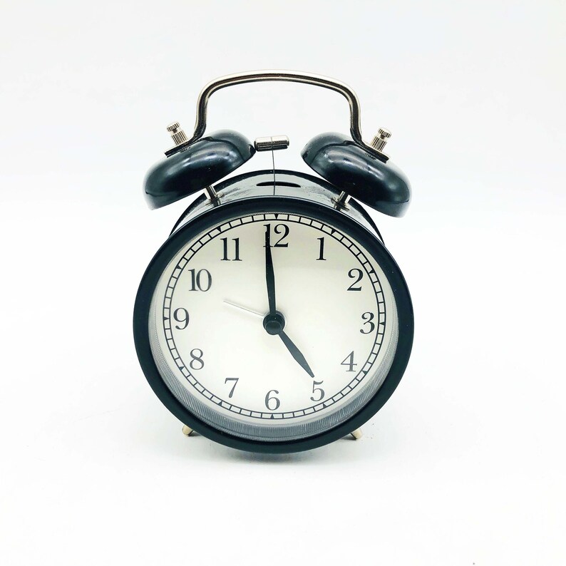 Traditional Alarm Clock. Retro Double Bell. Easy Read Dial. Etsy UK