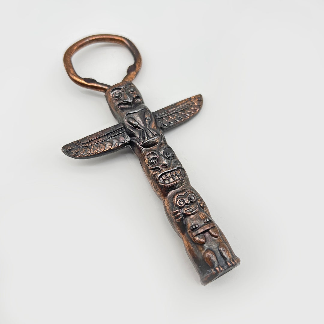 Myan Totem Brass - Bottle Opener - A Boy Named Aaron