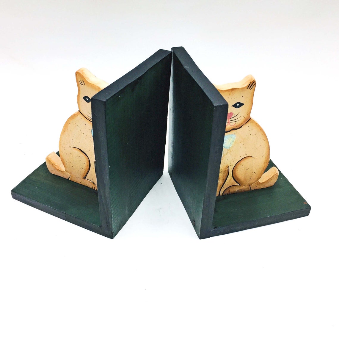 cat bookends paint your own cat bookends paint your own