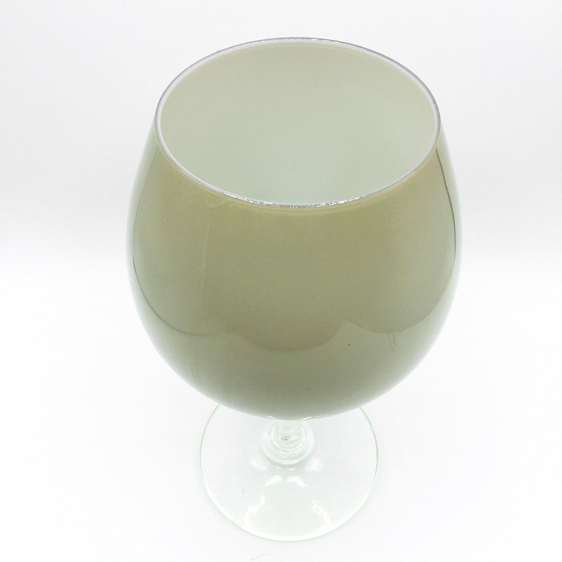 Vintage Oversize Brandy Cognac Snifter Vase 10.75 Grey Etsy