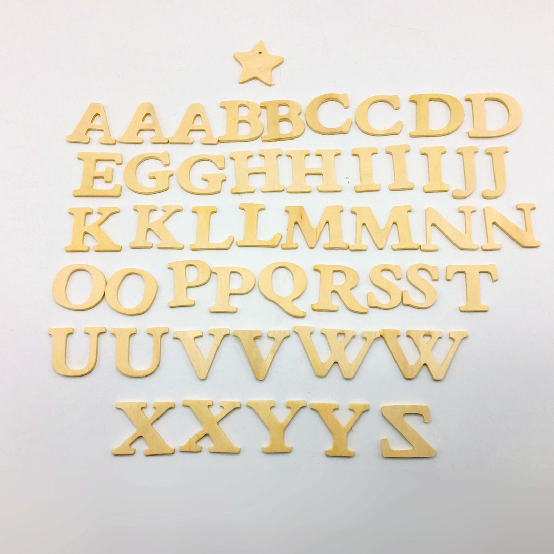 3 Inch Wood Letters 