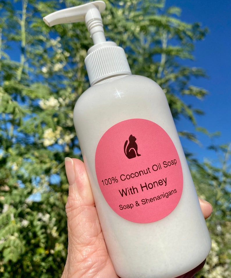100% Coconut Oil Liquid Soap image 2