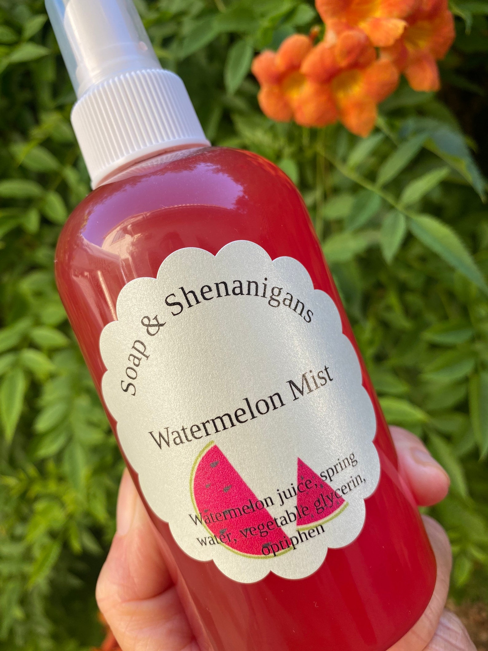 Watermelon Refreshing Facial Mist 8oz Etsy