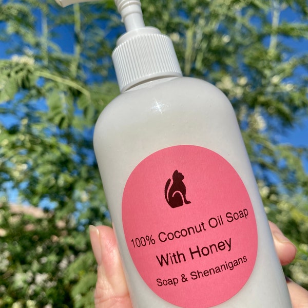 100% Coconut Oil Liquid Soap