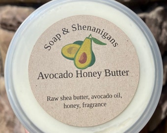 Vanilla Butterscotch Avocado Honey Butter 16oz