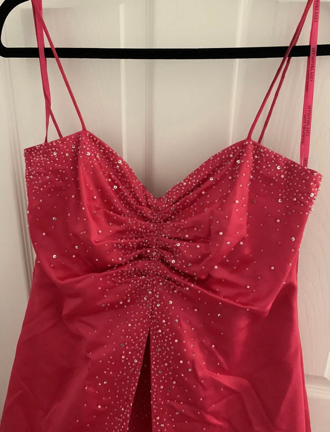 City triangles pink dress discount
