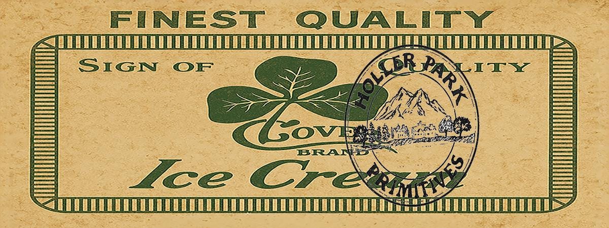 『clover様　オーダー出品ページ』 Vintage Clover Ice Cream Inspirational Vintage-style Label