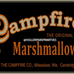 Campfire Marshmallow Tin - Etsy