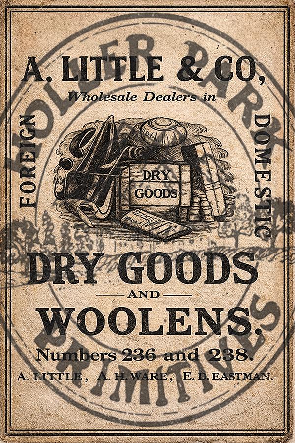 Reproduction A Little Dry Goods And Woolens Printable Art digital 