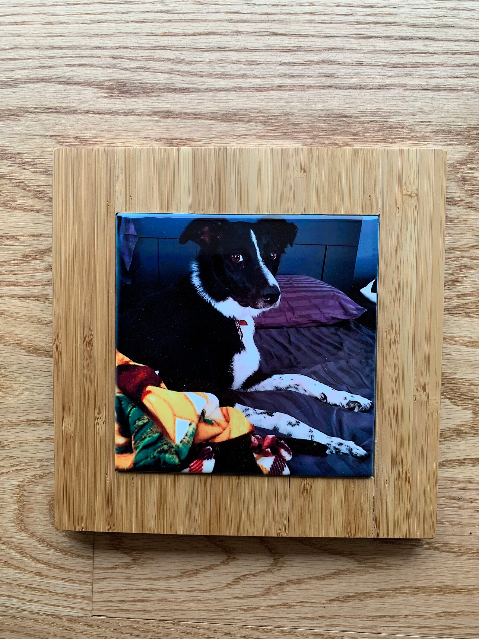 Personalized Bamboo Trivet, Photo Tile, Custom Tile, Custom Trivet