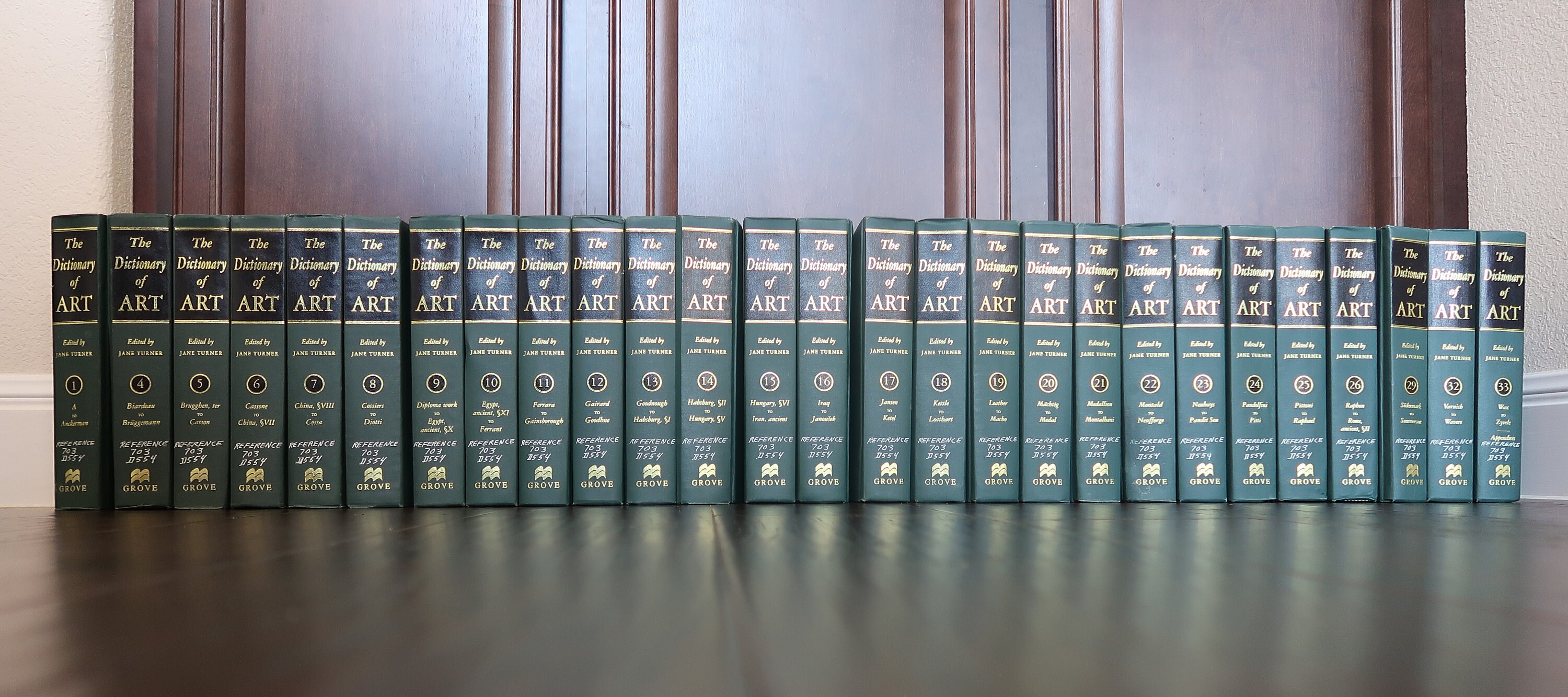 The Grove Dictionary of Art volumes by Jane Turner Etsy